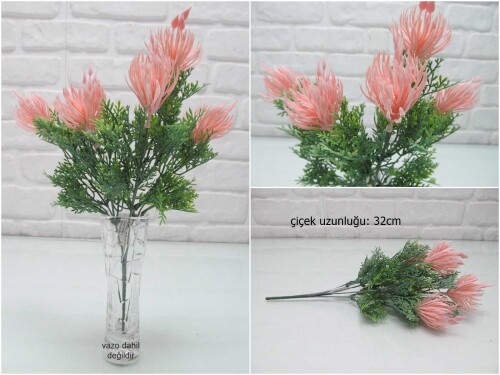 sd47414 plastik yapay çiçek pembe - 