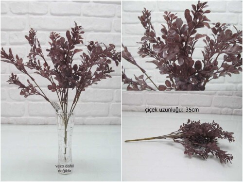 sd47421 plastik yapay çiçek mor - 