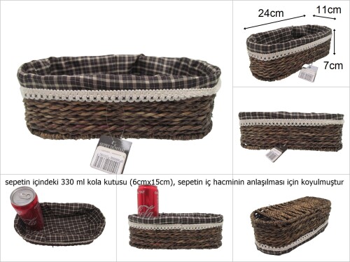 sd47469 oval hasır sepet - 