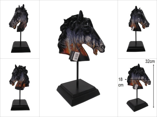sd47765 dekoratif at başı lux büst - BU ÜRÜN SADECE MAĞAZADAN SATIŞ