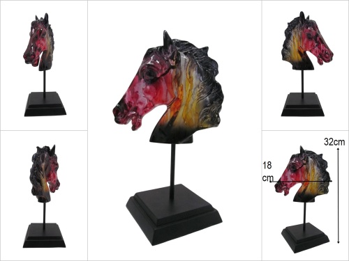 sd47766 dekoratif at başı lux büst - BU ÜRÜN SADECE MAĞAZADAN SATIŞ