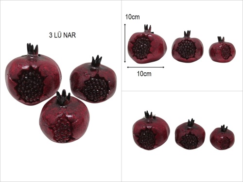 sd47786 dekoratif 3 lü lux nar - 