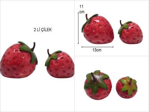 sd47790 dekoratif 2 li çilek - 