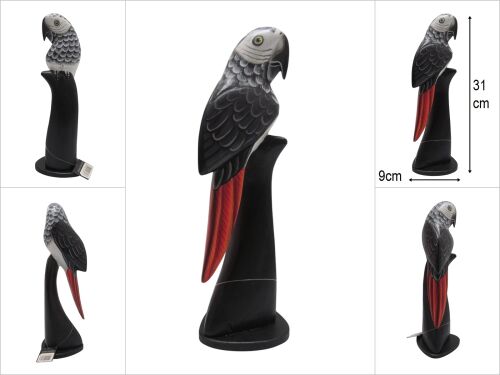 sd47838 tünekte ahşap papağan - 