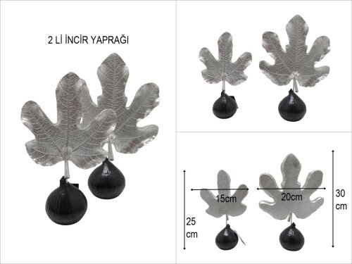 sd47962 polyester 2 li incir yaprağı - BU ÜRÜN SADECE MAĞAZADAN SATIŞ