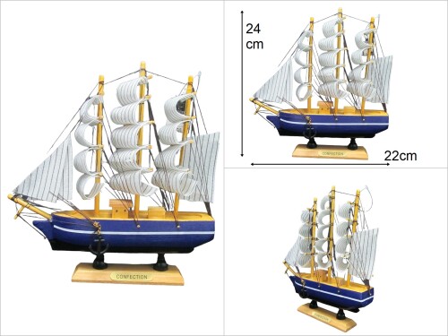 sd48006 ahşap yelkenli gemi - 