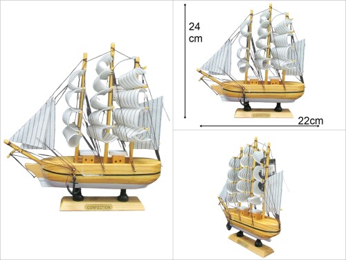 sd48007 ahşap yelkenli gemi - 