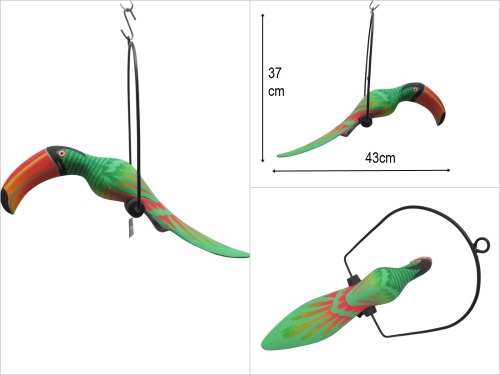 sd48230 ferforje tünekte ahşap tukan kuşu - 