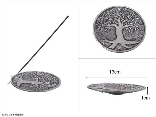 sd48235 metal hayat ağacı tütsülük - 