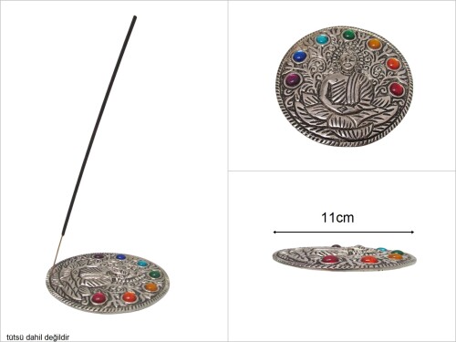 sd48237 metal 7 çakra buda tütsülük - 