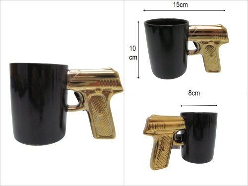 sd48239 porselen silahlı kupa bardak - 