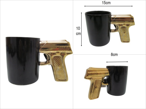 sd48239 porselen silahlı kupa bardak - 1