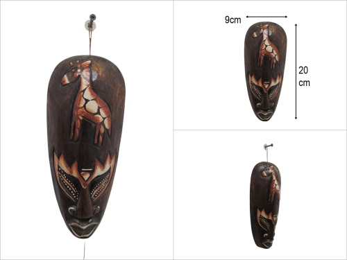 sd48326 otantik ahşap mask 20cm - 