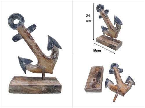 sd48341 ahşap kaideli çapa - 