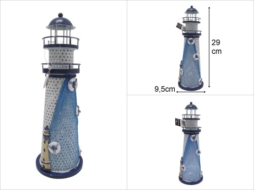 sd48397 marin metal ışıklı ,tealight mumluk fener - 