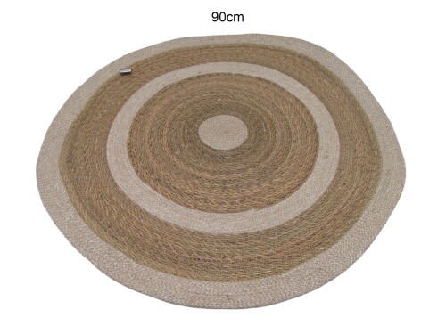 sd48446 dekoratif naturel halı paspas 90 cm - 