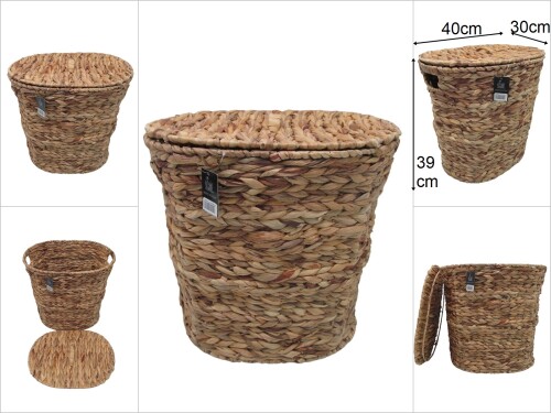 sd48471 oval kapaklı no1 derin hasır sepet - 