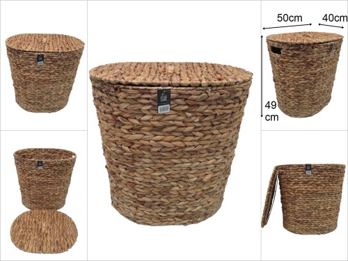 sd48473 oval kapaklı no3 derin hasır sepet - 