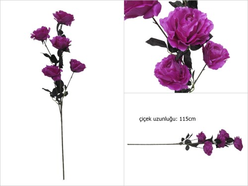 sd48492 uzun 5 li gül dalı - 