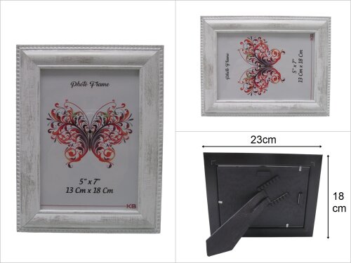 sd48575 eskitme beyaz 13x18cm fotoğraf çerçevesi - 