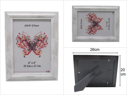 sd48576 eskitme beyaz 15x21cm fotoğraf çerçevesi - 