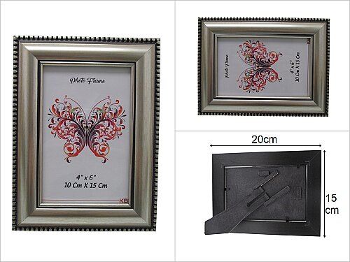 sd48580 gümüş 10x15cm fotoğraf çerçevesi - 