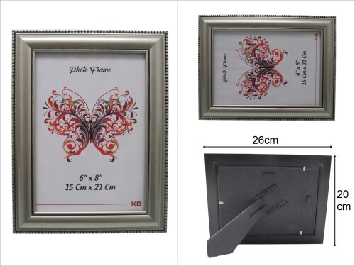 sd48582 gümüş 15x21cm fotoğraf çerçevesi - 