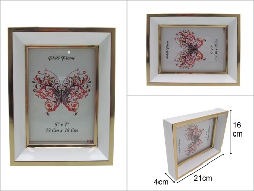 sd48605 beyaz gold 13x18cm derin fotoğraf çerçevesi - 