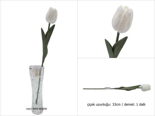 sd48637 yapay beyaz ıslak lale - 