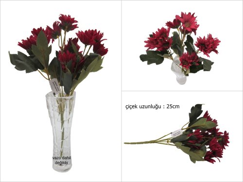 sd48767 yapay bordo papatya - 