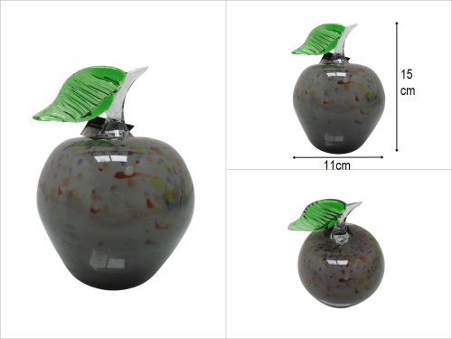 sd48788 dekoratif el yapımı cam elma - BU ÜRÜN SADECE MAĞAZADAN SATIŞ