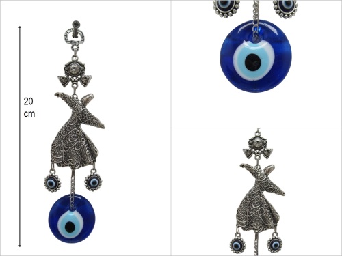 sd49034 metal semazen ,nazar boncuğu - 