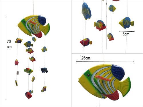 sd49074 ahşap balık aksesuar - 