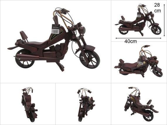 sd49087 ahşap motorsiklet no4 - 1