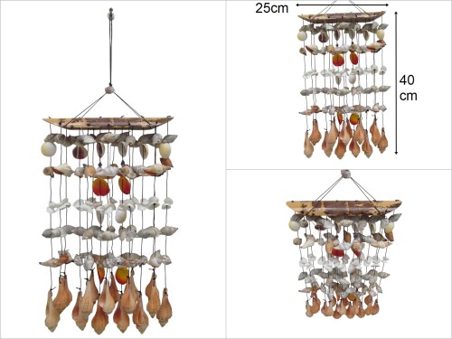 sd49090 dekoratif bambulu deniz kabuğu küçük - 