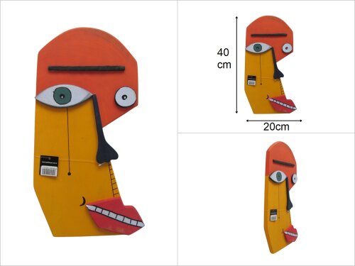 sd49103 ahşap PİCASSO MASK - 