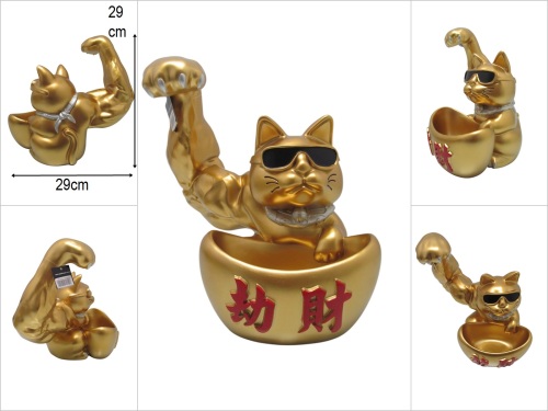 sd49111 dekoratif kaseli sporcu kedi biblosu - BU ÜRÜN SADECE MAĞAZADAN SATIŞ