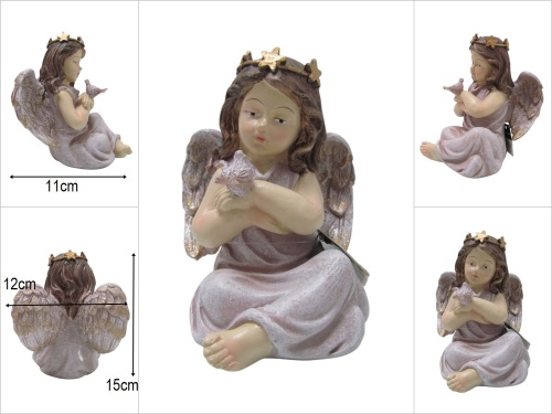 sd49116 dekoratif melek figürü - 