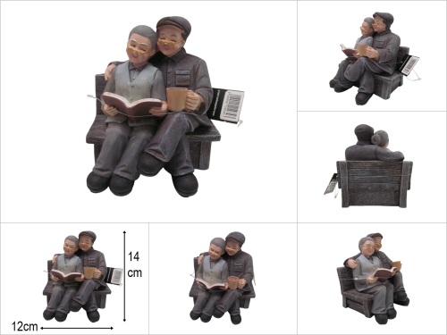 sd49122 bankta kahve kitap keyfi dede nine - 