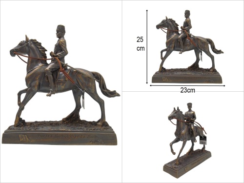 sd49131 polyester atlı Atatürk büstü - 