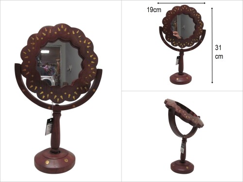 sd49155 ahşap no2 ayna - 