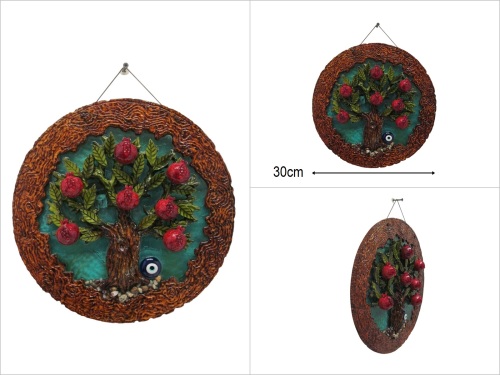 sd49189 dekoratif epoksi nar ağacı duvar süsü - 