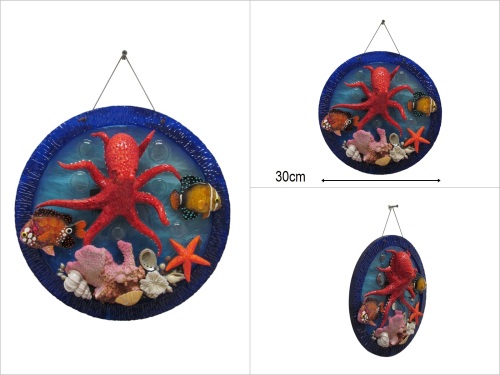 sd49192 dekoratif ahtapot epoksi okyanus pano - 