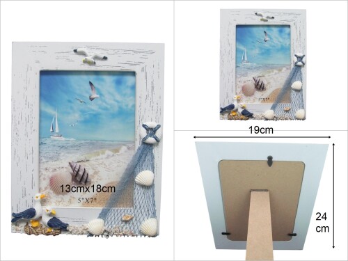 sd49224 denizci marin fotoğraf çerçevesi (13x18cm/5x7) - 