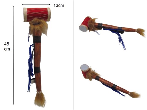 sd49314 ahşap saplı otantik marakas - 