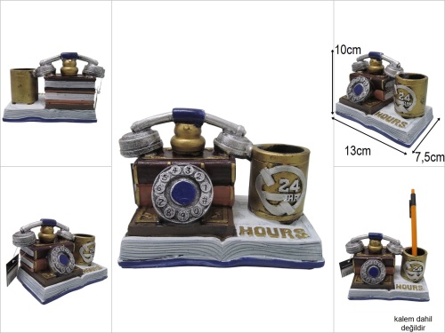 sd49345 dekoratif telefon kalemlik - 