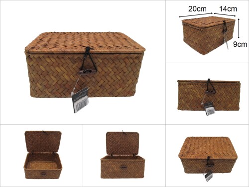 sd49786 kapaklı no1 dikdörtgen sepet - 