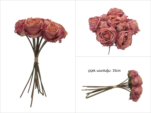 sd49880 yapay 10 lu gül demeti (6+4) - 