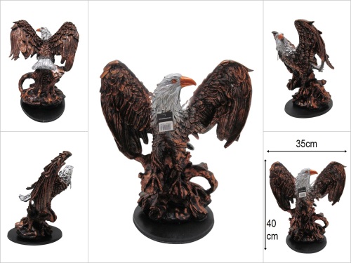 sd50000 dekoratif gümüş boyalı polyester kartal biblosu - BU ÜRÜN SADECE MAĞAZADAN SATIŞ