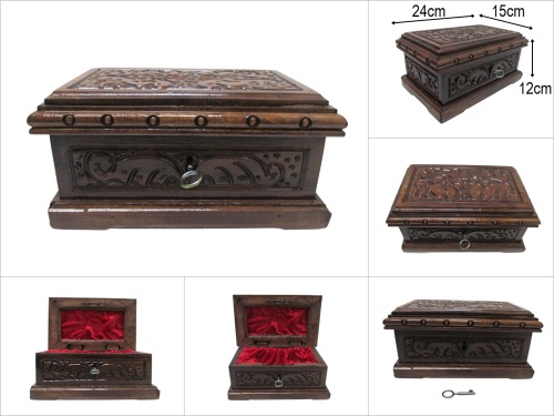 sd50002 el oyması ceviz kilitli kutu - 